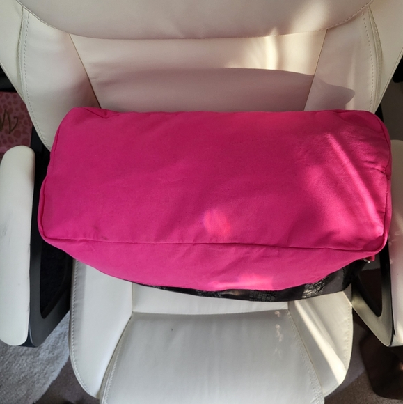 Victoria's Secret Black and Pink Sequin Tote - Picture 7 of 9